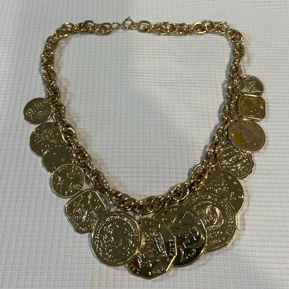 Franklin Mint Golden Caribbean Coins Necklace - Picture 3 of 10